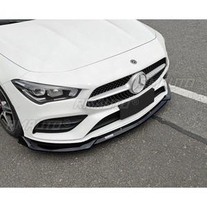 ลิ้นกันชนหน้ารถยนต์ สีดำเงา สำหรับตกแต่งรถยนต์เมอร์เซเดสเบนซ์ CLA คลาส W118 ปี 21-23 อุปกรณ์ตกแต่งรถยนต์ - Product Image 6