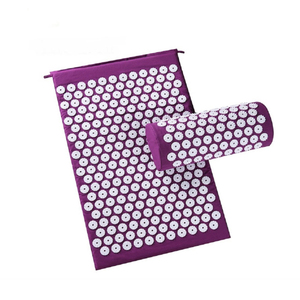 โลโก้ที่กําหนดเองผ้าฝ้าย Acupressure Mat สําหรับหลังคอร่างกายบรรเทา <span class=keywords><strong>Spike</strong></span> เสื่อโยคะพร้อมหมอน-นวด - Product Image 2