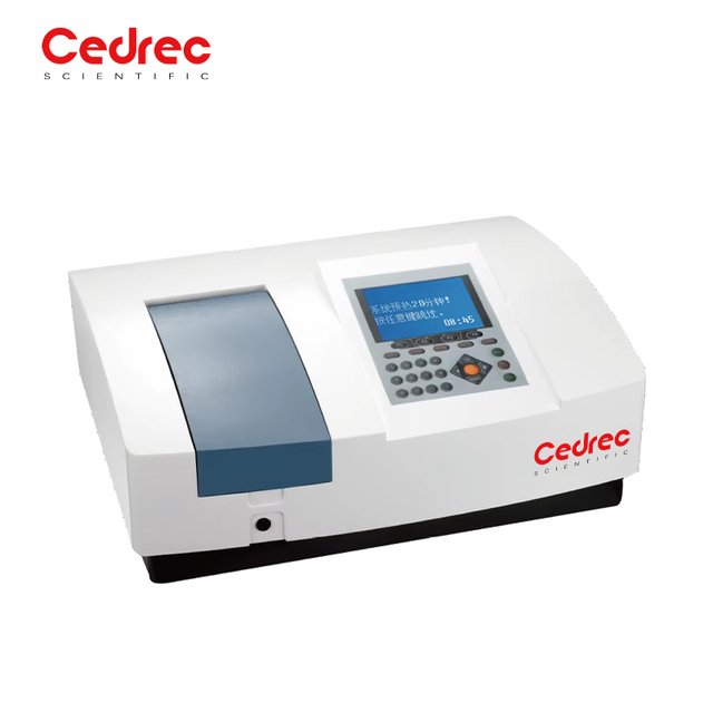 UV-755B Lab Analytical Instrument 190-1100nm LCD Double Beam UV VIS Spectrophotometer for DNA Quantitative Qualitative Analysis