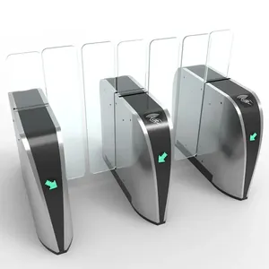 Cao cấp nhận dạng khuôn mặt truy cập có thể thu vào trong nhà xe lăn <span class=keywords><strong>Swing</strong></span> rào cản chống tailgating động cơ không chổi than tự động <span class=keywords><strong>turnstile</strong></span> - Product Image 1