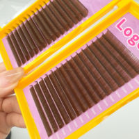 Extensions de cils en cachemire marron pour volume, 0.03 0.05, vente en gros