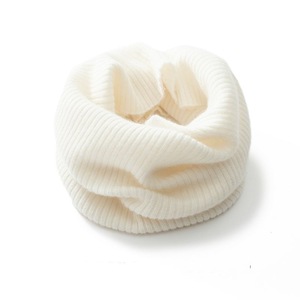 Echarpe en Laine Mérinos Blanc 100% Mérinos <span class=keywords><strong>pour</strong></span> Homme et <span class=keywords><strong>Femme</strong></span>, Doux et Chaud, Couvre-Cou Côtelé, <span class=keywords><strong>Tricot</strong></span> Cachemire Léger, Cachemire - Product Image 3