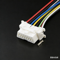 تجميعة أسلاك السيارات IATF16949 من نوع TE 16P DJ7163 OBD II OBD 2 ذكر وأنثى
