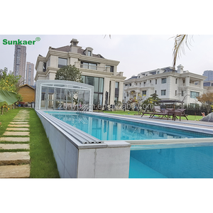 חם מכירה חזקה ויציבה אישית בריכה חיצונית שמש חיצונית בריכת שחיה מכסה מכסה בטיחות - Product Image 2