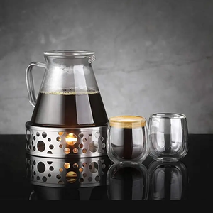 Vente flash - Tasses à café et soucoupes en verre de haute qualité - Product Image 5