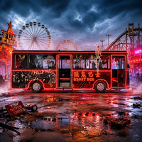 Simulateur VR d'horreur immersif YHY Factory Supply VR GHOST BUS, machine de réalité virtuelle commerciale pour projet de parc d'attractions