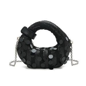 حقائب السيدات بالجملة حقيبة العشاء كتف واحد جليت جلد كروسبودي فستان اليد المرأة حقيبة مأدبة - Product Image 5