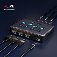 Tarjeta de Captura de Video HDMI a USB, USB 3.0, 4K, 1080P, Transmisión en Vivo, Grabación de Juegos, HDR, 2x HDMI