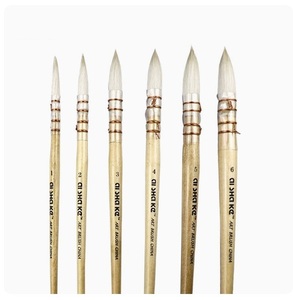Beaux-arts <span class=keywords><strong>aquarelle</strong></span> peinture à l'huile brosse <span class=keywords><strong>mouton</strong></span> cheveux laine tête ronde acrylique stylo vadrouille brosse - Product Image 1