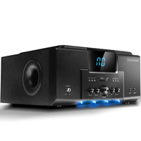 Méga Promo Système Home Cinéma 5.1 avec Subwoofer Puissant, Système Sonore Karaoké pour la Maison