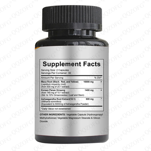 Maca kök kapsülleri-kafeinsiz Vegan enerji desteği yetişkin menopoz sağlıklı dayanıklılık antioksidan faydaları kapsülleri korur - Product Image 2