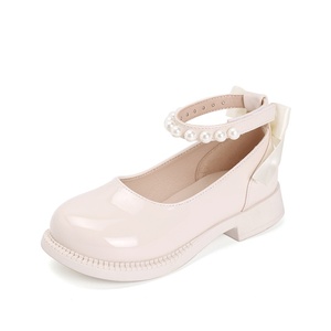 Lente Herfst Meisjes Glansleren Schoenen Mode Kinderen Prinses Casual Jurk Flats Zoete Vlinderdas Kinderen Schoolschoenen - Product Image 5