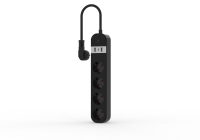 Enchufe Inteligente Schuko con Wi-Fi, 3 Puertos USB, Control Remoto por Aplicación Tuya, con 4 Tomas de Corriente Controladas Individualmente, Regleta de Enchufes Alemana