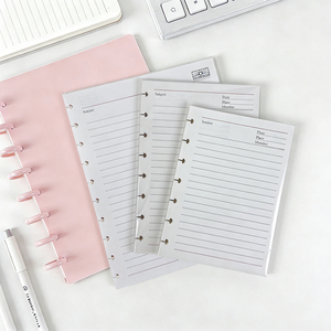 Papel de Recambio para Cuaderno Discbound A4 A5 B5 B6, Hojas Sueltas con Cuadrícula de Puntos, Páginas Interiores <span class=keywords><strong>Cornell</strong></span>, 60 Hojas, para Planificador - Product Image 1
