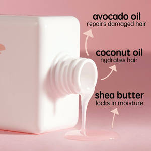 Shampoo au beurre de karité et à l'huile de coco 300 ml, étiquette privée personnalisée OEM, produits de soin capillaire nourrissants, réparateurs et hydratants, faible MOQ - Product Image 4