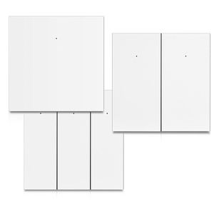 Interruptor de Pared Inteligente Tuya Estándar Europeo, Control Eléctrico 100V-250V, Panel de Vidrio, 1/2/3/4 Vías, Wifi con Neutro, para el Hogar - Product Image 1