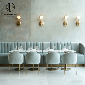 Juego de Mesa y Sillas de Piedra Sinterizada Cuadrada de Lujo, Muebles de Asientos para Cafetería, <span class=keywords><strong>Restaurante</strong></span> y Hotel, Sofá - Product Image 6