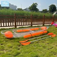 Sac flottant latéral transparent pour siège de kayak familial avec pagaie double pour complexe hôtelier, taille personnalisée, de Chine, certifié CE Lumark