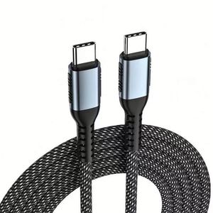 2M 6FT Premium Braided USB-C <b>Cable</b> 100W PD USB C to Type C <b>Cable</b> Fast Charging Cord for Samsung Android Phones for Laptop - Product Image 1