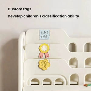 Étagère de rangement pour livres et jouets pour enfants, style classeur, multi-niveaux, grande capacité, pour livres, magazines, dessins, rangement domestique - Product Image 2