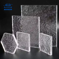 Bloc acrylique gaufré à bulles de 20 mm, plaque en plexiglas robuste pour base de présentation de luxe et artisanat