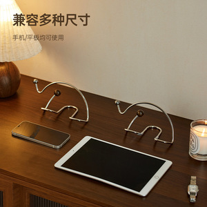 Elephant Phone <b>Stand</b> Stainless Steel Adjustable Desktop Holder For <b>Tablet</b> And Phone - Product Image 4
