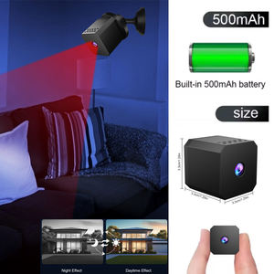 كاميرا صغيرة عالية الدقة HD p كاميرا لاسلكية صغيرة للمنزل واي فاي في الهواء الطلق كشف حركة الطفل الحيوانات الأليفة الأمن رؤية ليلية كاميرا مربية Fo - Product Image 6