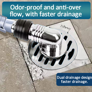 Juego de cubiertas de drenaje antiobstrucción de 4 pulgadas con conector de <span class=keywords><strong>codo</strong></span> a prueba de herrumbre Fácil instalación para drenaje de piso y lavadora - Product Image 5