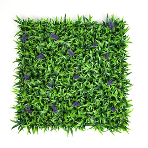 Morden UV style décoration de la maison extérieur fausse herbe haie <span class=keywords><strong>Jungle</strong></span> Vertical vert suspendu plante artificielle herbe mur - Product Image 1