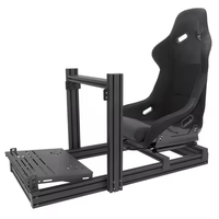 Kit de cockpit de simulateur de course en aluminium anodisé personnalisé DIY, profil d'extrusion 4080, simulateur de conduite VR pour simulateur de course