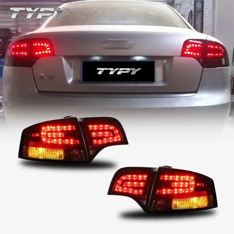 Car Tail Lamp Rear Lamp Modified LED Tail Light Turn Signal Lamp Brake Light For AUDI A4 B7 2005-2008