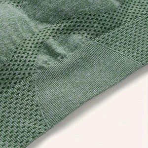 Sujetador Deportivo de Secado Rápido con Copas Completas para Mujer, Tirantes Fijos, Cintura Elástica, Soporte Medio, Nailon, para Gimnasio, Entrenamiento al Aire Libre - Product Image 4