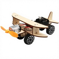 Modèle d'avion électrique à planeur en bois T-M218 Albatros, artisanat scientifique et technologique, matériel expérimental, jouet DIY