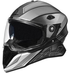 Casco de Motocicleta Pro Adventure - Visera Doble, Compatible con Bluetooth - Product Image 1