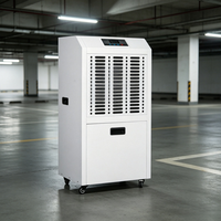 Déshumidificateur Commercial Électrique de Type Armoire 90L/Jour Haute Efficacité, Sécheur d'Air Industriel Robuste pour Entrepôt, Contrôle de l'Humidité