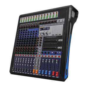 Consola mezcladora de audio profesional JS12 de 12 canales, controlador de DJ, MP3, Bluetooth, procesador dual de 99 efectos para presentaciones en escenario - Product Image 2
