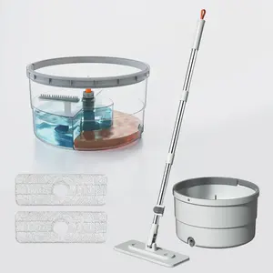 Sobam Joy Mop Floor Cleaning Tools For Home Joy Mop Squeodo Mop And Bucket With Foldable Wringer Set