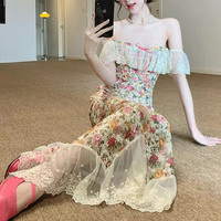 Robes de soirée vintage personnalisées en satin pour femmes, combinaisons à sequins taille haute-basse, robes longues élégantes pour dames