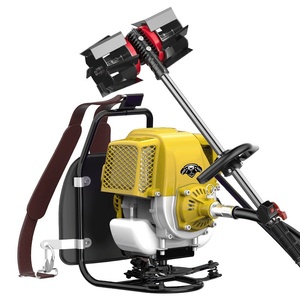 Desbrozadora Profesional de Aluminio de 52cc y 4 Tiempos con Mochila, Recortadora de Césped Multifuncional con Cultivador - Product Image 1