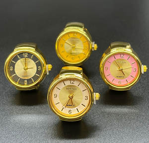 Mini Anillo de Aleación Creativo con Diseño de Reloj para Dedo, Superventas en eBay y Otras Plataformas de Comercio Exterior (Unisex) - Product Image 1