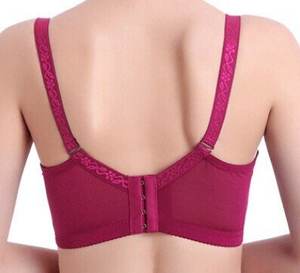 Bralette con aros y encaje para mujer, talla grande, push-up, ecológico, transpirable, copa 3/4, tirantes convertibles, lencería sexy - Product Image 3