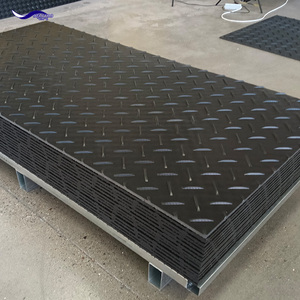 Grosir lembar plastik <span class=keywords><strong>Hdpe</strong></span> ramah lingkungan 4x8 tikar akses untuk tanah ekskavator perlindungan lumpur konstruksi jalan tikar sementara - Product Image 4