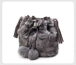 Bán Buôn Phụ Nữ Da Lông Túi Xách Phụ Nữ Vai Túi Ví Mờ Lông Xô Túi <span class=keywords><strong>Leopard</strong></span> Mô Hình Túi Sang Trọng - Product Image 4