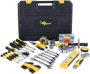Ensemble d'outils professionnels de 108 pièces pour l'entretien automobile - Kit de réparation de matériel multifonctionnel avec clés et boîte de rangement - Product Image 5