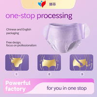 Vente en gros de culottes menstruelles jetables étanches culotte post-partum en coton biologique culotte sanitaire pantalon menstruel