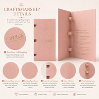 Empaque de Cartulina Plegable y Troquelado Personalizado para Muestras de Belleza, Soporte de Papel para Brillo Labial, Rímel, Suero, Perfume, Muestras Cosméticas