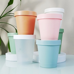 Échantillon gratuit, petit MOQ, pot à glace en plastique PP personnalisé avec couvercle et insert - Product Image 5