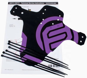 2 Paket <span class=keywords><strong>Fender</strong></span> Sepeda Gunung Ringan Depan/Belakang Kompatibel dengan Ukuran Roda Sepeda 26 inci - Product Image 6