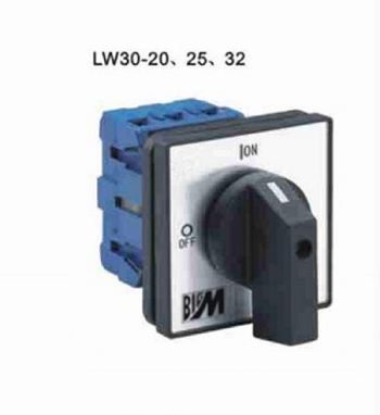 LW30-20 off - on rotary cam universal isolator rotary switch