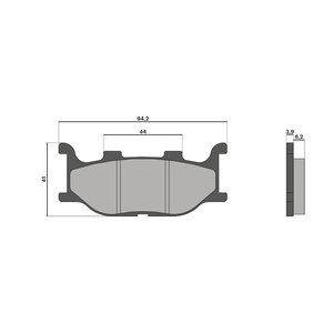 ผ้าเบรค - Product Image 1